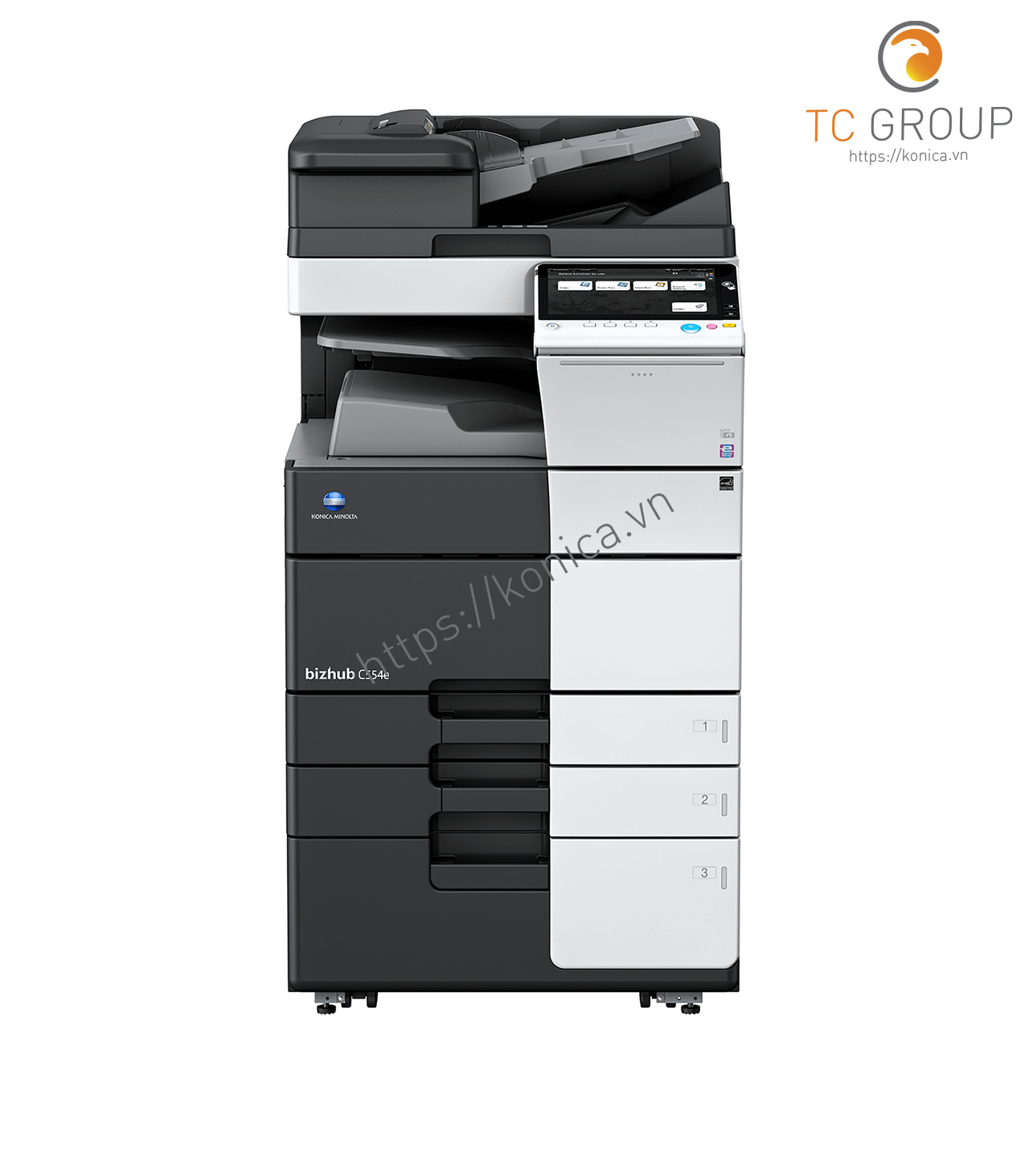Máy photocopy Konica BIZHUB C554e màu chính hãng tại TC Group