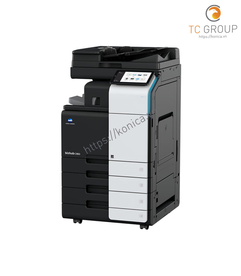 Máy photocopy Minolta Konica BIZHUB C360i với thiết kế sang trọng