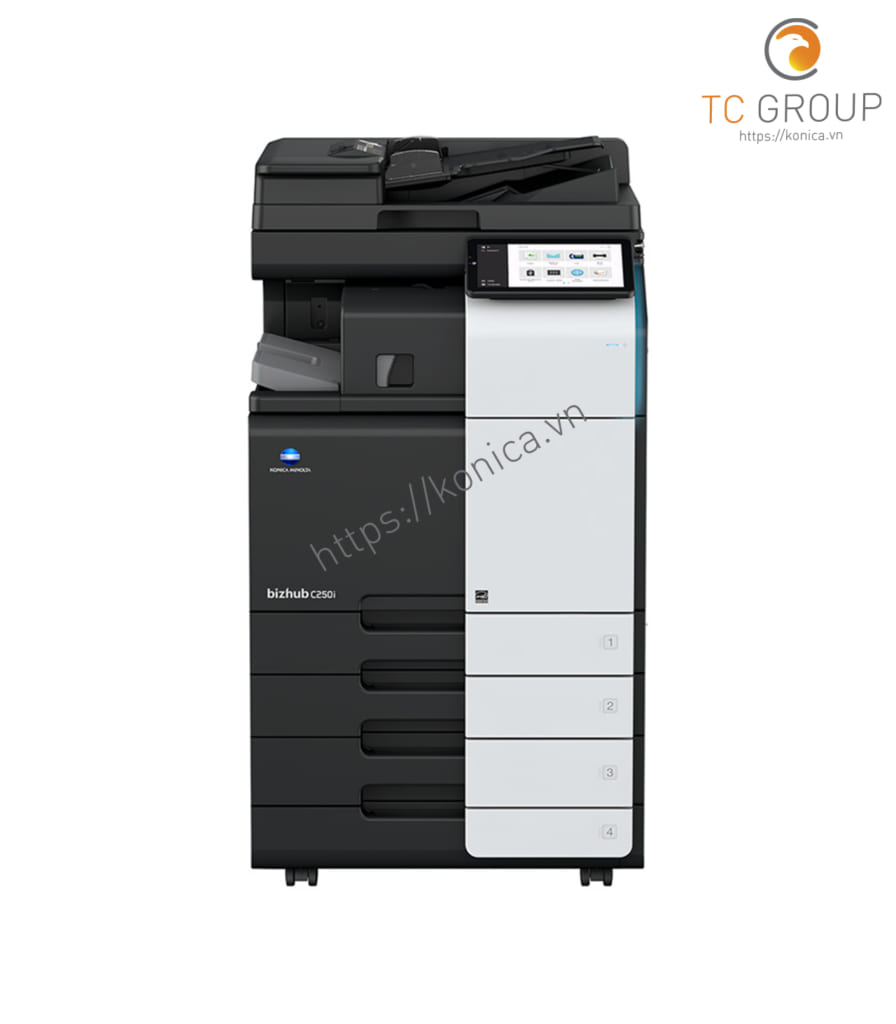 Máy photocopy Minolta Konica BIZHUB C250i hiện đại với nhiều tính năng