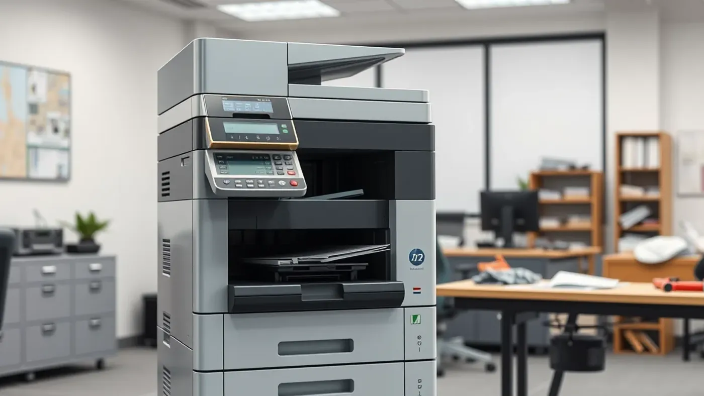 Máy photocopy đa chức năng trong văn phòng