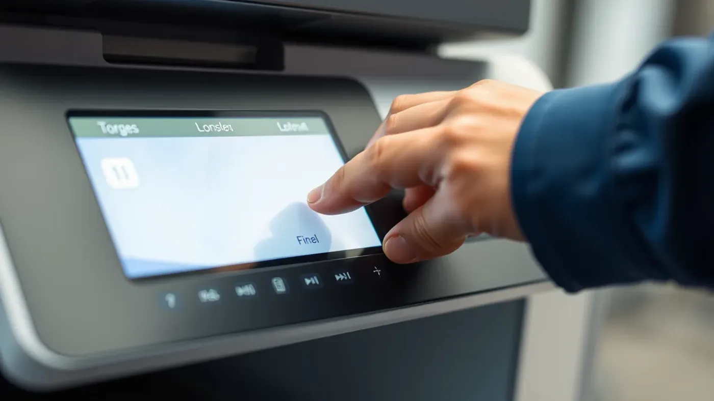 Kiểm tra địa chỉ IP máy photocopy