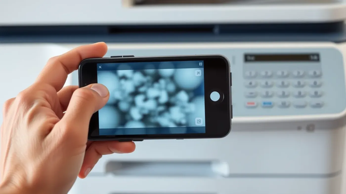 Chụp màn hình lỗi máy photocopy