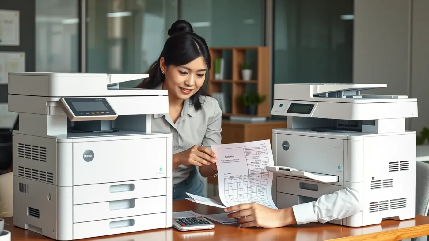 Chọn mua máy photocopy theo chi phí sử dụng thật