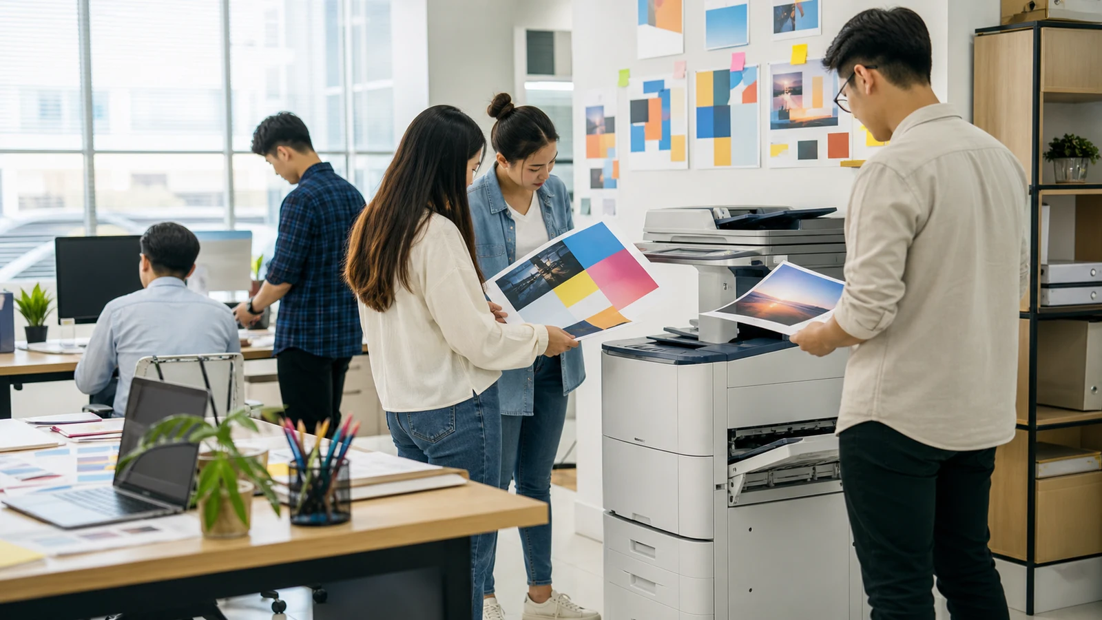 Máy photocopy màu Konica Minolta mới cho văn phòng
